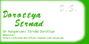 dorottya strnad business card